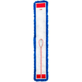 48" Dust Mop Head, Microfiber, Blue, Pack of 12