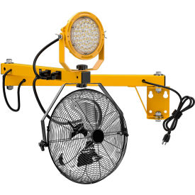 LED Dock Light with 40" Single Strut Arm, 10W, 1200 Lumens