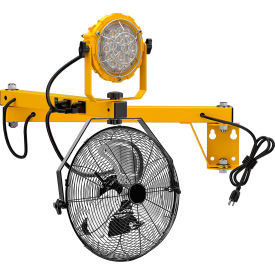 LED Dock Light with 40" Single Strut Arm, 30W, 3900 Lumens