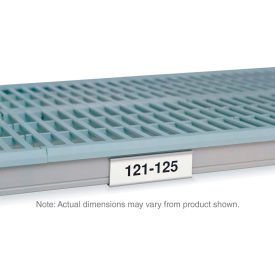 Label Holder For Industrial Plastic Shelving, 35-5/16"L, Gray