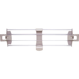 Stackable Shelf Ledge (Side) For Plastic Shelving, 17-5/8''W x 4-7/8''H, Clear