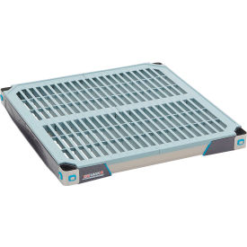 Plastic Industrial Shelf with Grid Mat, 23-3/4"W x 24-1/4"D