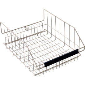 IV Basket with Label Holder, 24-1/2''W x 18-1/2''D x 10''H, Taupe