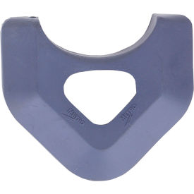 Replacement Bumper For Polymer & Steel Posts, 4''W x 4-5/8''D, 7/8''H, Gray