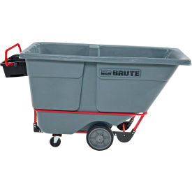 Heavy Duty Tilt Truck, 1/2 Cu. Yd. Cap., 1400 lb. Capacity, Gray