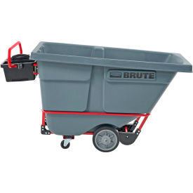 Extra Heavy Duty Tilt Truck, 1 Cu. Yd. Cap., 2100 lb. Capacity, Gray