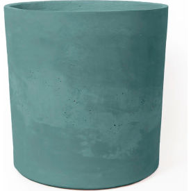 Marigold Indoor/Outdoor Round Planter, 10-7/8" Dia. x 9-7/8"H, Turquoise
