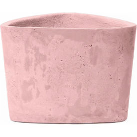 Hawthorne Indoor/Outdoor Triangular Planter, 13"W x 12-1/2"D x 9-1/2"H, Blush