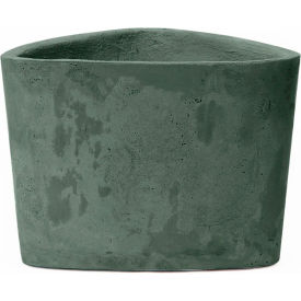 Hawthorne Indoor/Outdoor Triangular Planter, 19"W x 18-1/2"D x 14-1/4"H, Kale