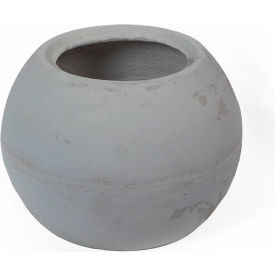 Bonsai Indoor/Outdoor Round Planter, 12-1/4" Dia. x 9-7/8"H, Stone