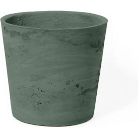 Crocus Indoor/Outdoor Round Planter, 12-7/8" Dia. x 12-7/8"H, Turquoise