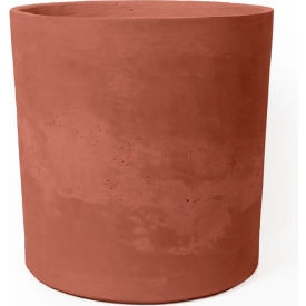 Marigold Indoor/Outdoor Round Planter, 14-1/2" Dia. x 13"H, Terra Cotta