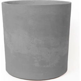 Marigold Indoor/Outdoor Round Planter, 14-1/2" Dia. x 13"H, Stone