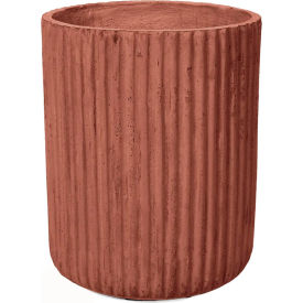 Calla Indoor/Outdoor Round Planter, 14-1/2" Dia. x 17-3/4"H, Dark Blue