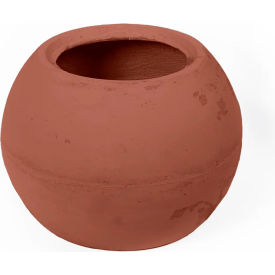 Bonsai Indoor/Outdoor Round Planter, 18-1/2" Dia. x 13-3/8"H, Terra Cotta