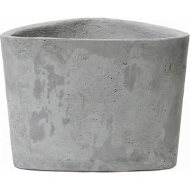 Hawthorne Indoor/Outdoor Triangular Planter, 19"W x 18-1/2"D x 14-1/4"H, Stone