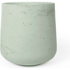 Yew Indoor/Outdoor Round Planter, 16-1/8" Dia. x 18-1/2"H, Pistachio