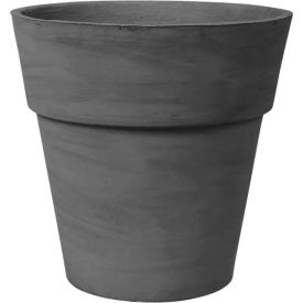 Primrose Indoor/Outdoor Round Planter, 15-5/8" Dia. x 14-3/8"H, Licorice