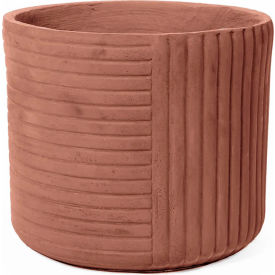 Alpine Indoor/Outdoor Round Planter, 15-3/8" Dia. x 13-3/8"H, Terra Cotta