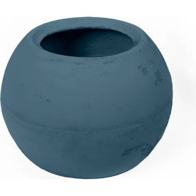 Indoor/Outdoor Round Planter, 18-1/2" Dia. x 13-3/8"H, Dark Blue
