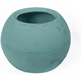 Bonsai Indoor/Outdoor Round Planter, 18-1/2" Dia. x 13-3/8"H, Turquoise