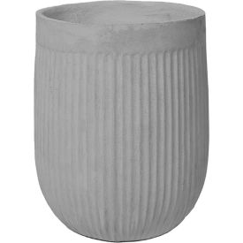 Azalea Indoor/Outdoor Round Planter, 12-1/4" Dia. x 16-1/2"H, White