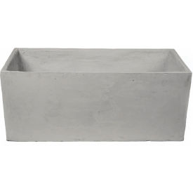 Sequoia Indoor/Outdoor Rectangular Planter, 39-5/8"W x 16-3/8"D x 16-1/2"H, Pistachio