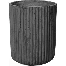 Calla Indoor/Outdoor Round Planter, 14-1/2" Dia. x 17-3/4"H, Mustard