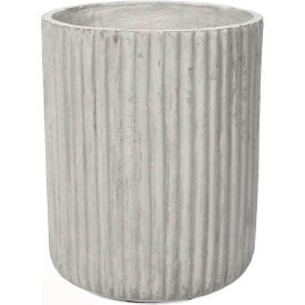 Calla Indoor/Outdoor Round Planter, 14-1/2" Dia. x 17-3/4"H, Pistachio