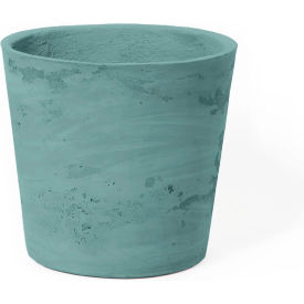 Crocus Indoor/Outdoor Round Planter, 16" Dia. x 16"H, Licorice