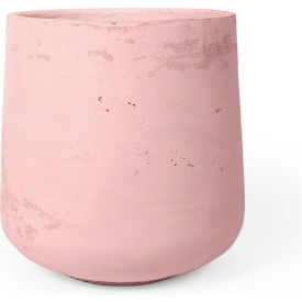 Yew Indoor/Outdoor Round Planter, 16-1/8" Dia. x 18-1/2"H, Blush