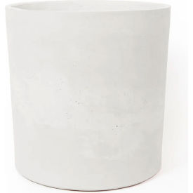 Marigold Indoor/Outdoor Round Planter, 15-1/8" Dia. x 15-3/8"H, White