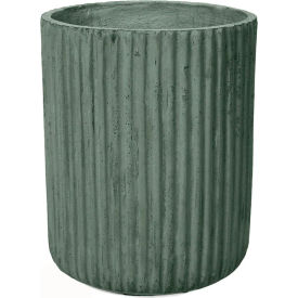 Calla Indoor/Outdoor Round Planter, 14-1/2" Dia. x 17-3/4"H, Turquoise