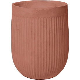 Alpine Indoor/Outdoor Round Planter, 12-1/4" Dia. x 16-1/2"H, Dark Blue
