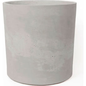 Marigold Indoor/Outdoor Round Planter, 18-5/8" Dia. x 18-3/4"H, Platinum