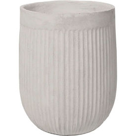 Azalea Indoor/Outdoor Round Planter, 15" Dia. x 20-1/2"H, Pistachio