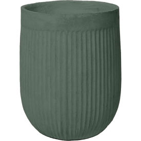 Azalea Indoor/Outdoor Round Planter, 15" Dia. x 20-1/2"H, Turquoise