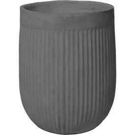 Azalea Indoor/Outdoor Round Planter, 15" Dia. x 20-1/2"H, Mustard