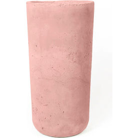 Aster Indoor/Outdoor Round Planter, 16-1/8" Dia. x 30-1/8"H, Blush