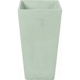 Willow Indoor/Outdoor Square Planter, 15-3/4"W x 15-3/4"D x 29-5/8"H, Blush