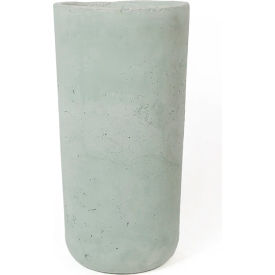 Aster Indoor/Outdoor Round Planter, 16-1/8" Dia. x 30-1/8"H, Pistachio