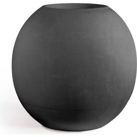 Bonsai Indoor/Outdoor Round Planter, 32" Dia. x 28"H, Licorice