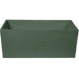 Sequoia Indoor/Outdoor Rectangular Planter, 47-1/4"W x 19-3/4"D x 20"H, Turquoise
