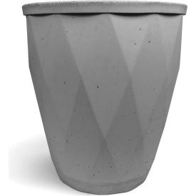 Elm Indoor/Outdoor Round Planter, 30-7/8" Dia. x 34-1/2"H, Stone