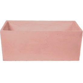 Sequoia Indoor/Outdoor Rectangular Planter, 47-1/4"W x 19-3/4"D x 20"H, Terra Cotta