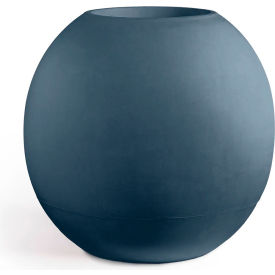 Bonsai Indoor/Outdoor Round Planter, 40" Dia. x 40"H, Dark Blue