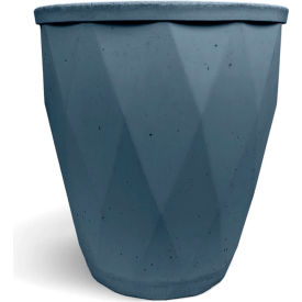 Elm Indoor/Outdoor Round Planter, 30-7/8" Dia. x 34-1/2"H, Dark Blue