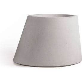 Fir Indoor/Outdoor Asymmetrical Planter, 52"W x 39-3/8"D x 36"H, Pistachio
