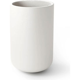 Juniper Indoor/Outdoor Round Planter, 26" Dia. x 30"H, Platinum