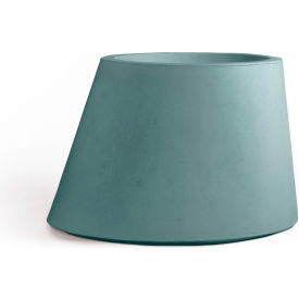 Fir Indoor/Outdoor Asymmetrical Planter, 52"W x 39-3/8"D x 36"H, Licorice